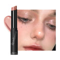ilembane Cream Highlighter Stick, Shimmer Rose-Gold Glow Makeup for Face, Eyes, Lips & Body, Multi-Use Radiant Highlight, Diamond-Like Shine, Hydrating Sheer Finish, Silver Sparkle