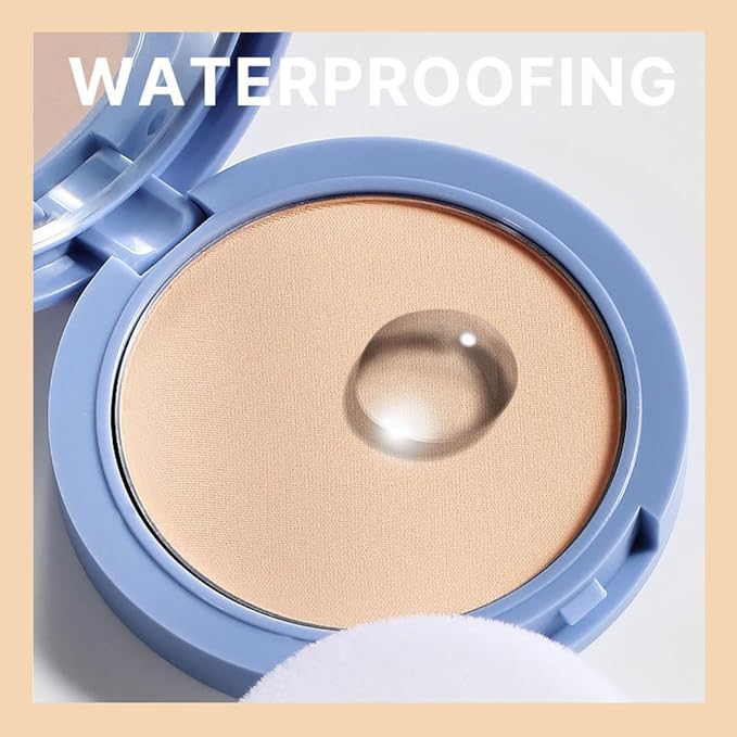 FeiCuiYun Oil Control Matte Perfection Face Powder Compact For Women, Matte Smooth Flawless Setting Powder Makeup, Polvo Compacto De Maquillaje, Waterproof Long Lasting, 0.35Oz, (120 Vanilla, 1)