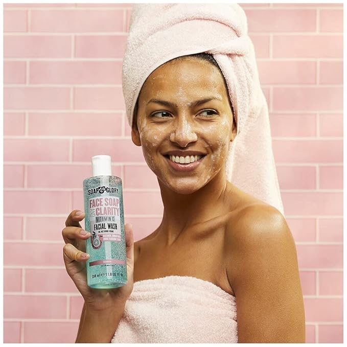 Soap & Glory Face Soap & Clarity, 3-in-1 Cleansing Gel, 11.8 oz