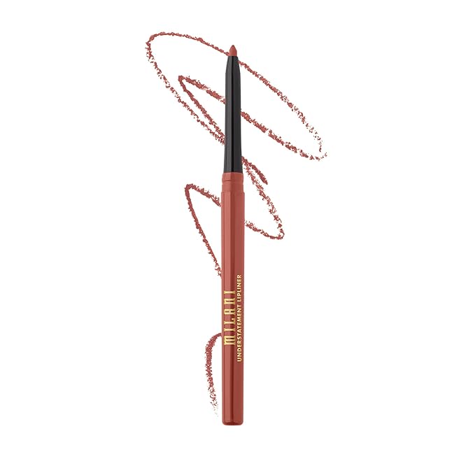 Milani Understatement Lipliner Pencil - Highly Pigmented Retractable Soft Lip Liner Pencil, Easy to Use Lip Makeup - Cinnamon Statement