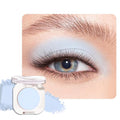 QIDSTERS Light Blue Matte Single Eyeshadow, Lightweight Blendable Mini Eye Shadow for Older Women, Monochrome Eyeshadow Palette Makeup Pigmented Waterproof, Vegan & Cruelty-Free, 22