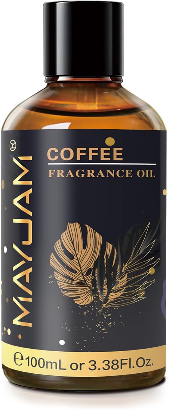 MAYJAM Coffee Fragrance Oil Essential Oils for Diffusers, 100ML/3.38FL.OZ