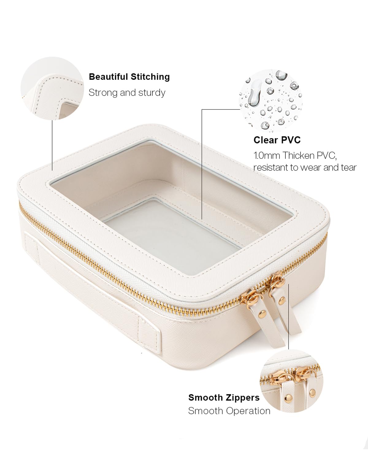 Clear Mahjong Tile Bag, Makeup Bag Set Travel Makeup Case Clear Cosmetic Travel Bag Small Makeup Organizer Mini Make Up Pouch for Purse Waterproof Toiletry Bag Portable Car Essentials Car Organizer