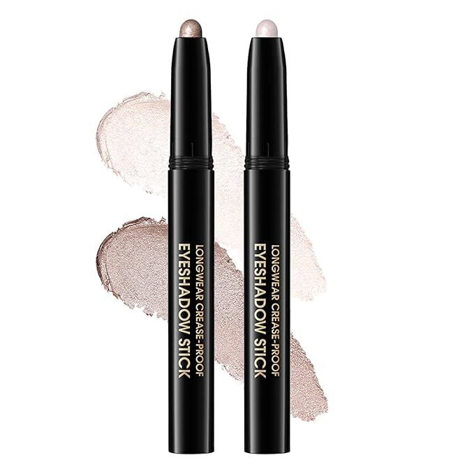 Eyeshadow Stick,Shimmer and Matte Cream Eye Shadow Brightener Sticks