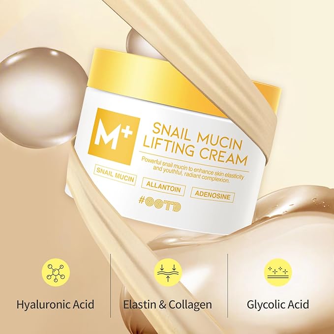 #OOTD Snail Mucin Moisturizer Facial Cream, 3.38 fl oz | Korean Skincare