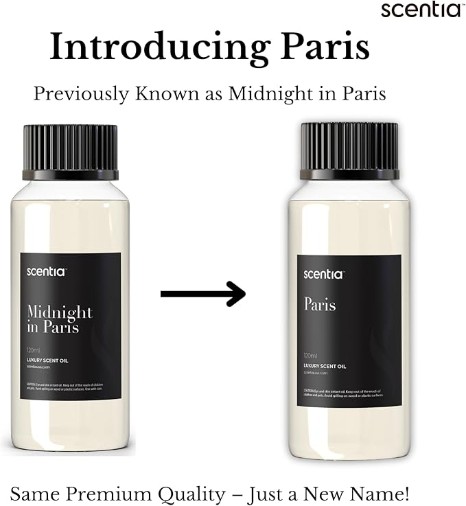 Scentia Paris Muse Aromatherapy Oil for Diffuser – Hotel Scent Inspired by Hotel Costes Paris – 20 mL – Rose, Sandalwood & Clove Natural Fragrance Oil for Waterless & Cold Air Diffusers, Made in USA