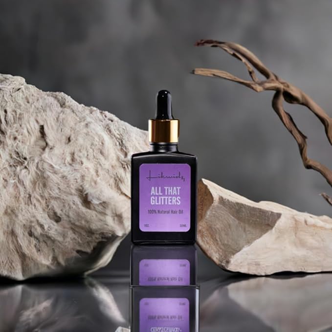 Likwid Rx Natural Hair Oil with Ayurvedic Blend, Brahmi Booti, Black Seed Oil, Jojoba Oil for Soft, Manageable Hair