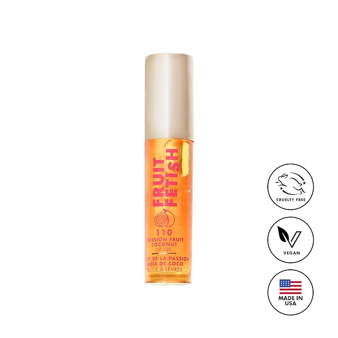 Milani Fruit Fetish Lip Oil, Tinted Hydrating Gloss - Passionfruit Coconut