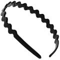 Camila Paris CP3295 French Headband for Women, Black, Strong Hold Grip Women's Hair Band, Ligth and Very Flexible, No Slip Durable Styling Girls Hair Accessories, Made in France