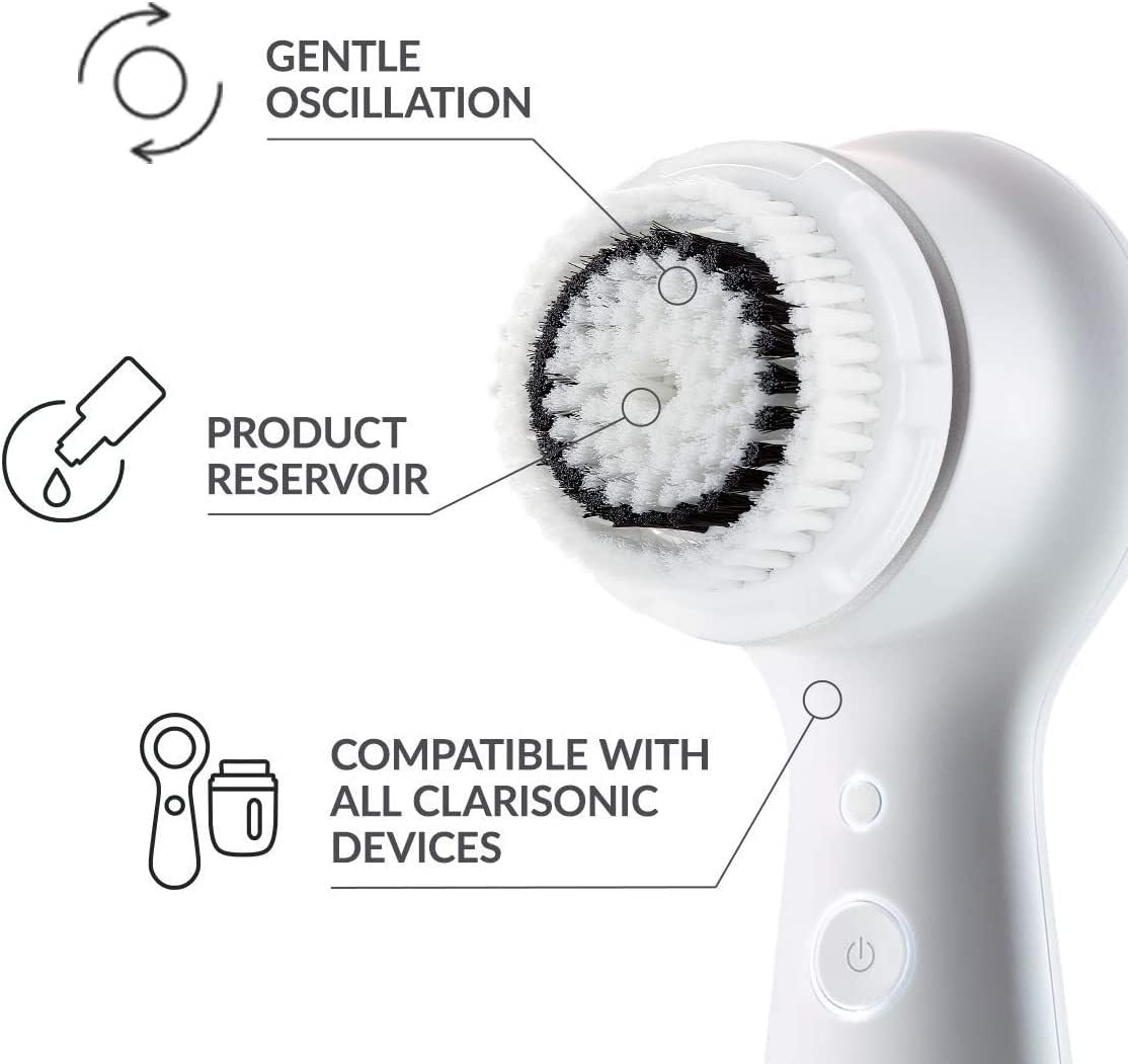 MFY Sonic Facial Cleansing Brush - Electric Face Exfoliator for Deep Clean & Pore Cleansing, Waterproof & Rechargeable – Lavender