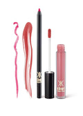 Kirby Kosmetics Lip Kit Duo – Icon Moment- TikTok-Viral Precision Liner & Glossy Liquid Lipstick, Clean 2-Step Set with Hydrating Long-Wear Color – Bold Inclusive Beauty for Everyday Konfidence