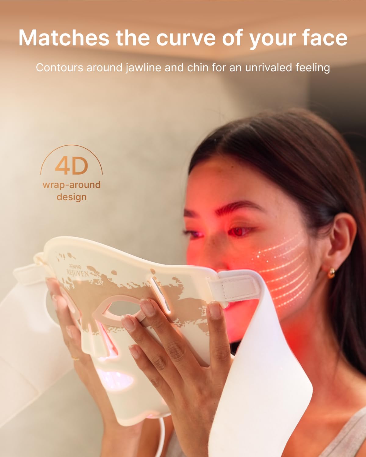 RENPHO Red Light Therapy Mask for Face, FDA-Cleared,Birthday Gifts for Wife