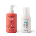 Dabble & Dollop Strawberry + Vanilla Kids 3-in-1 Body Wash, Shampoo & Bubble Bath Bundle – Gel + Foam Whip, Tear-Free, Gentle, Natural-Origin, Hypoallergenic and Safe for Sensitive Skin (Pack of 2)