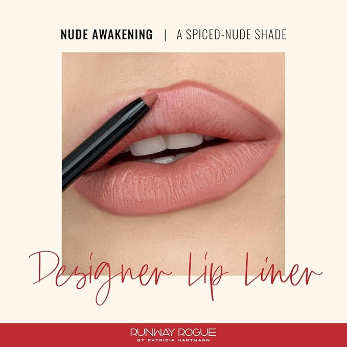 Runway Rogue Matte Lip Liner Pencil with Sharpener, ‘Nude Awakening’
