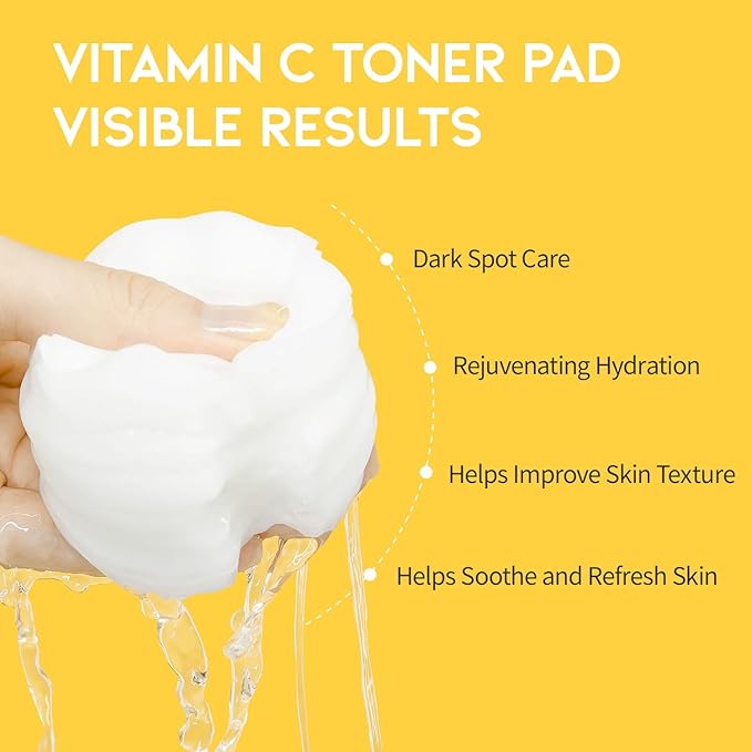 #OOTD Vitamin C Toner Pads with Niacinamide,70 Pads | Korean Skincare