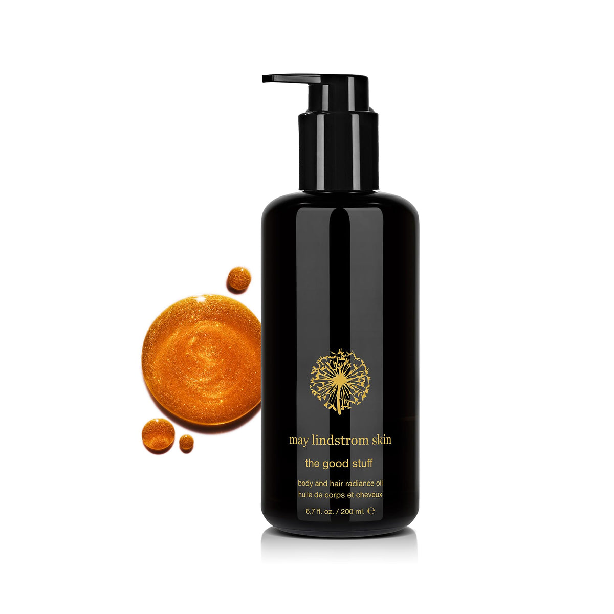 May Lindstrom Skin Body and Hair Radiance Oil | Cacao, Rose, Lavender, and Ylang-Ylang | The Good Stuff | 200ml