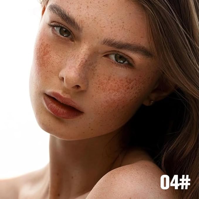 FAFAMOON Neutral Brown Peel Off Lip Stain Tints, Liquid Lipstick Lip Stain Long Lasting Waterproof for Women, Non-stick Cup Lipstick Peel Off Highly Pigmented Not Faded Smudge-proof Easy to Apply, 04#