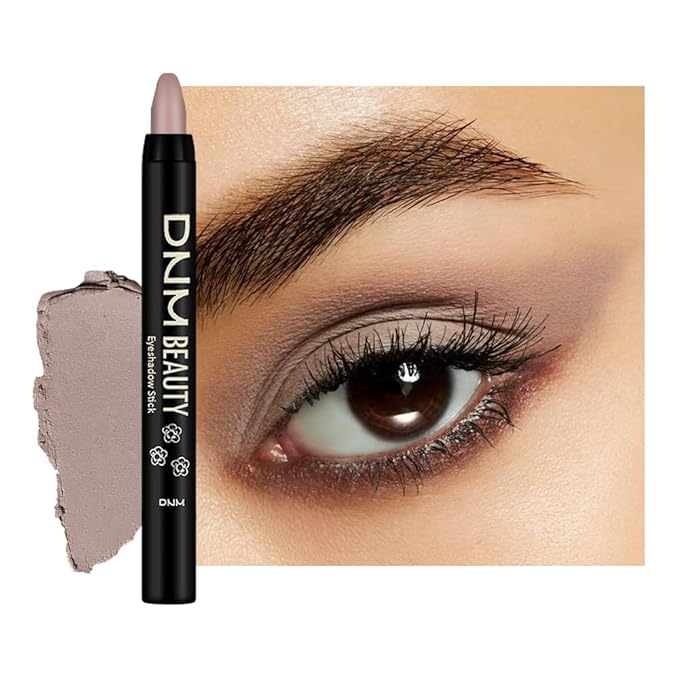 IATMOMOD Light Taupe Matte Cream Eye Shadow Stick Makeup for Women, Taupe Matte Eyeliner Pencil Eyeshadow Brightener Stick for Eyes, Waterproof Eyeshadow Applicator Blendable sombras para ojos 80#