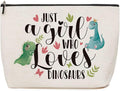 Dinosaur Makeup Bag Funny Animal Cosmetic Bag Dinosaur Gifts for Girls
