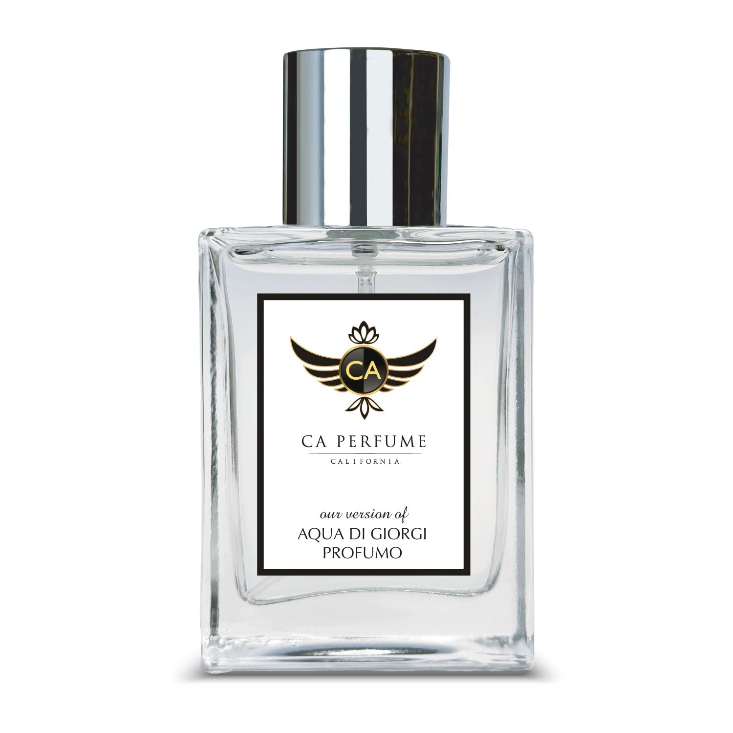 CA Perfume Impression of Aqua Di Giorgi Profumo for Men Aromatic Aquatic Fragrance Long Lasting Mens Cologne Eau De Parfum 1.7 Fl Oz 50ml