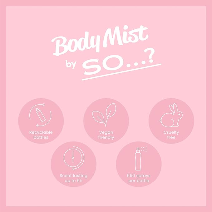 Vanilla Body Mist by So…? for Women - 3.5 oz Body Mist - Pack of 2