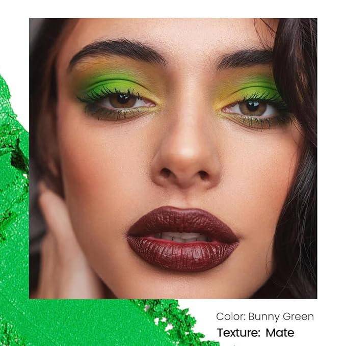 Fillwie Vibrant Apple Green Matte Eyeshadow Single Refill - Bunny Green