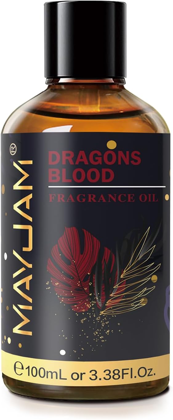 MAYJAM Dragons Blood Fragrance Oil for Diffusers for Home, 100ML/3.38FL.OZ