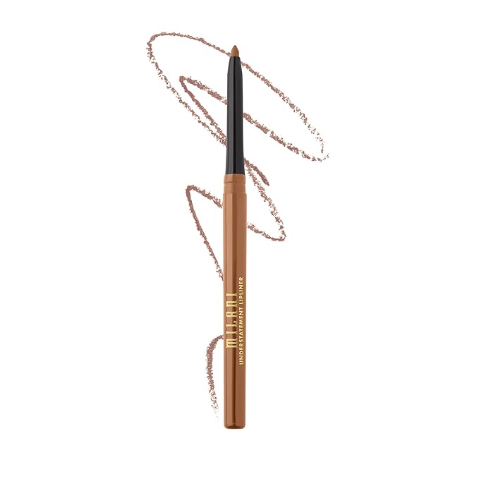 Milani Understatement Lipliner Pencil - Highly Pigmented Retractable Soft Lip Liner Pencil, Easy to Use Lip Makeup - Cafe Au Lait