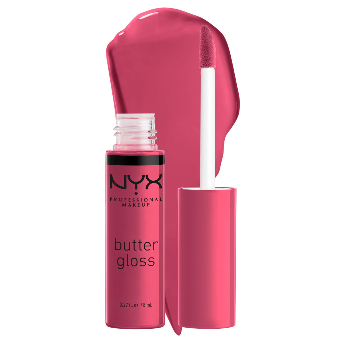 NYX PROFESSIONAL MAKEUP Butter Gloss, Non-Sticky Lip Gloss - Red Velvet (Deep Red)