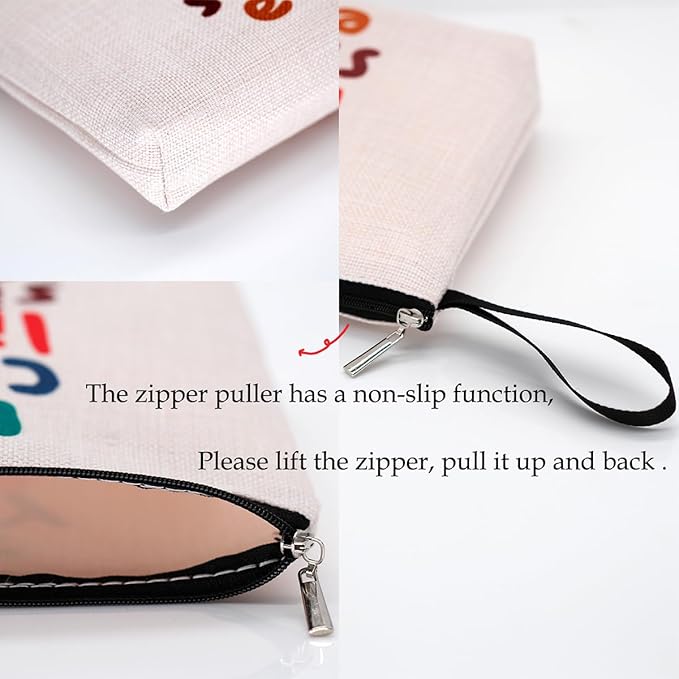 Teacher Gifts Funny Makeup Bag Teacher Appreciation Gifts Teacher Must Haves Teacher Birthday Gifts for Women Educator Colleague New Teacher Thank You Gifts Cosmetic Bag Graduation Gifts