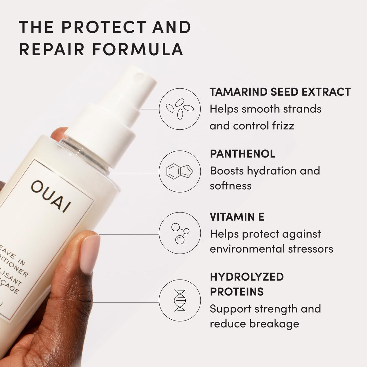 OUAI Multitasking Leave In Conditioner, North Bondi Scent