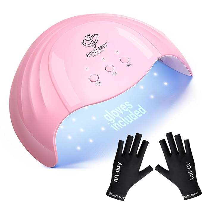 Modelones UV Nail Lamp 48 W Nail Dryer with 3 Timer Settings