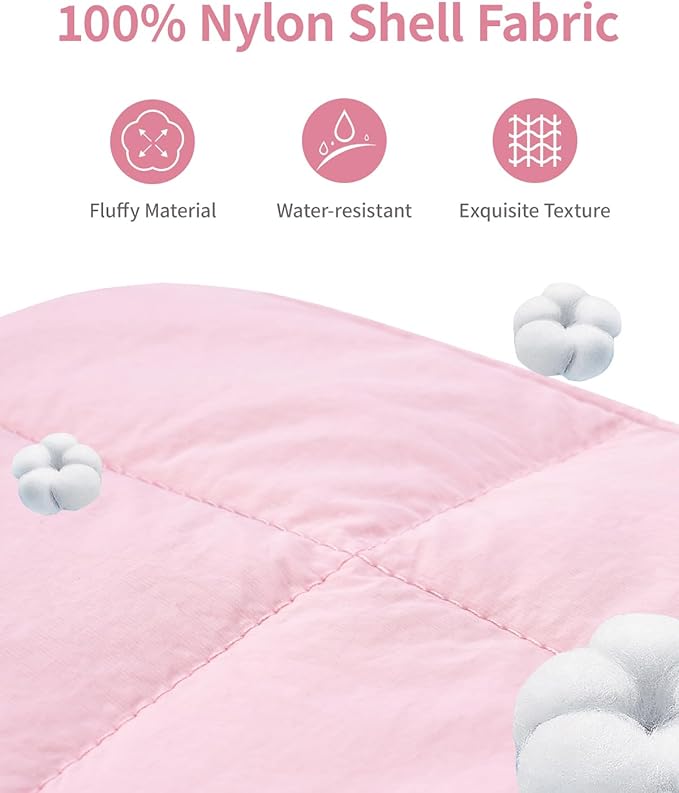 Narwey Puffy Makeup Bag Travel Toiletry Bag, Cute Cosmetic Bag for Women