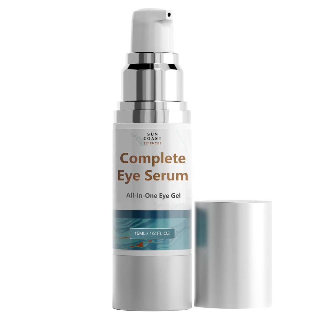 Sun Coast Sciences - Complete Eye Serum by Dr. Mark Rosenberg for Wrinkle Reduction, Age Spots Fading, and Under-Eye Bags Treatment,1/2 Fl Oz - Pack of 6