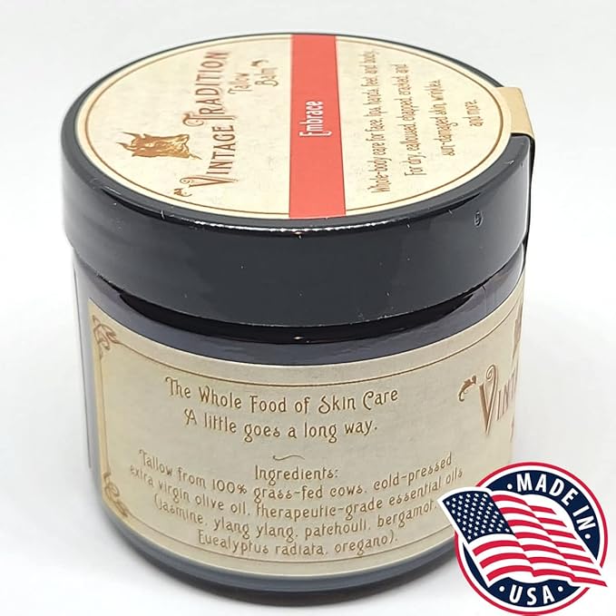 Vintage Tradition Jasmine Grass-Fed Tallow Balm | All-Purpose 2 oz