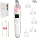 2026 Blackhead Remover Pore Vacuum,Facial Pore Cleaner-5 Suction Power,5 Probes,USB Rechargeable Blackhead Vacuum Kit Electric Pore Vacuum Tool for Adult