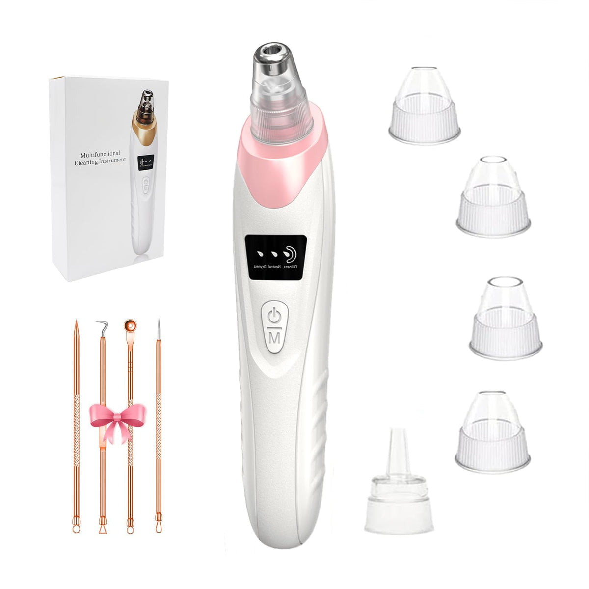 Blackhead Remover Pore Vacuum,Facial Pore Cleaner Blackhead Vacuum (Blue)