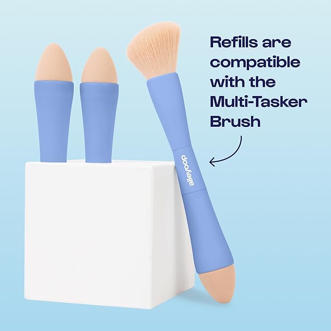 Alleyoop 4-in-1 Makeup Brush - Multi-Tasker Blending Sponge Refill 2-Pack