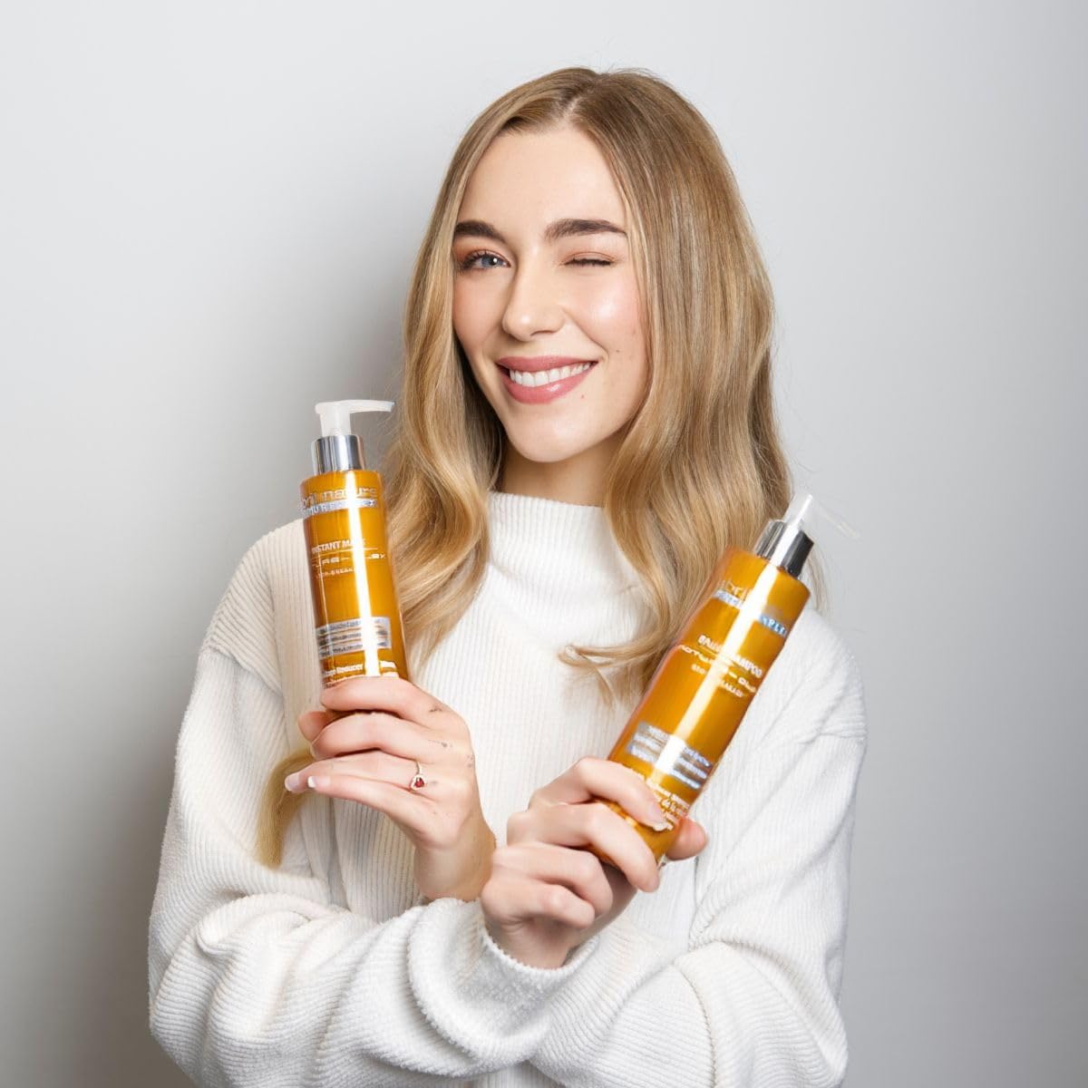 abril et nature - Nature Plex, STOP Breakage - Hydrating Hair Oil Final Touch - Finishing Serum with Hyaluronic Acid - Repairing Shine Oil for Split Ends - Leave-In - 100 ml