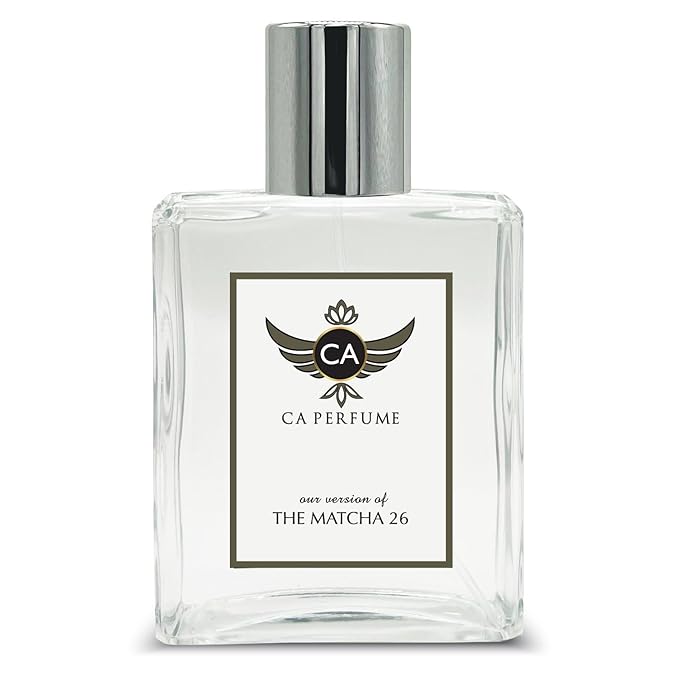 CA Perfume Impression of The Matcha 26 For Women & Men Long Lasting Genderless Fragrance Eau de Parfum Spray Bottle 3.4 Fl Oz/100ml