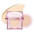CLIO Kill Cover Mesh Glow Cushion Foundation ([Refill Included] 15g*2, 21N LINEN), Glass Skin, Long-Lasting, Lightweight, Buildable Coverage, Glowy Skin Makeup