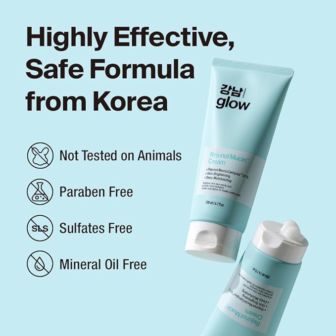 GANGNAM GLOW Rejunol Mucin Salmon DNA PDRN Facial Cream 6.76 fl oz