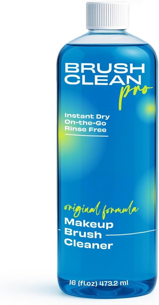 Original Vanilla Makeup Brush Cleaner - Professional Cleanser for Makeup Brushes - Quick-Drying, Rinse-Free Formula - Removes Stubborn Waterproof Make Up, 16 oz