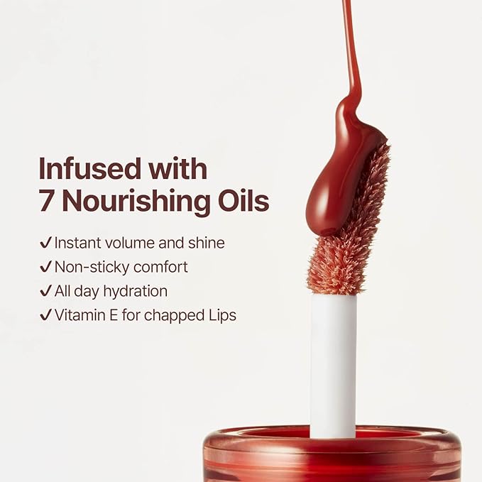 fwee 3D Voluming Gloss 70% (Rich) | Sorbet 70% l High Shine, Non-Sticky Lip Gloss for Makeup | Long-Lasting, Moisturizing Gel Formula | 30%, 70% Pigment Options | 5.3g