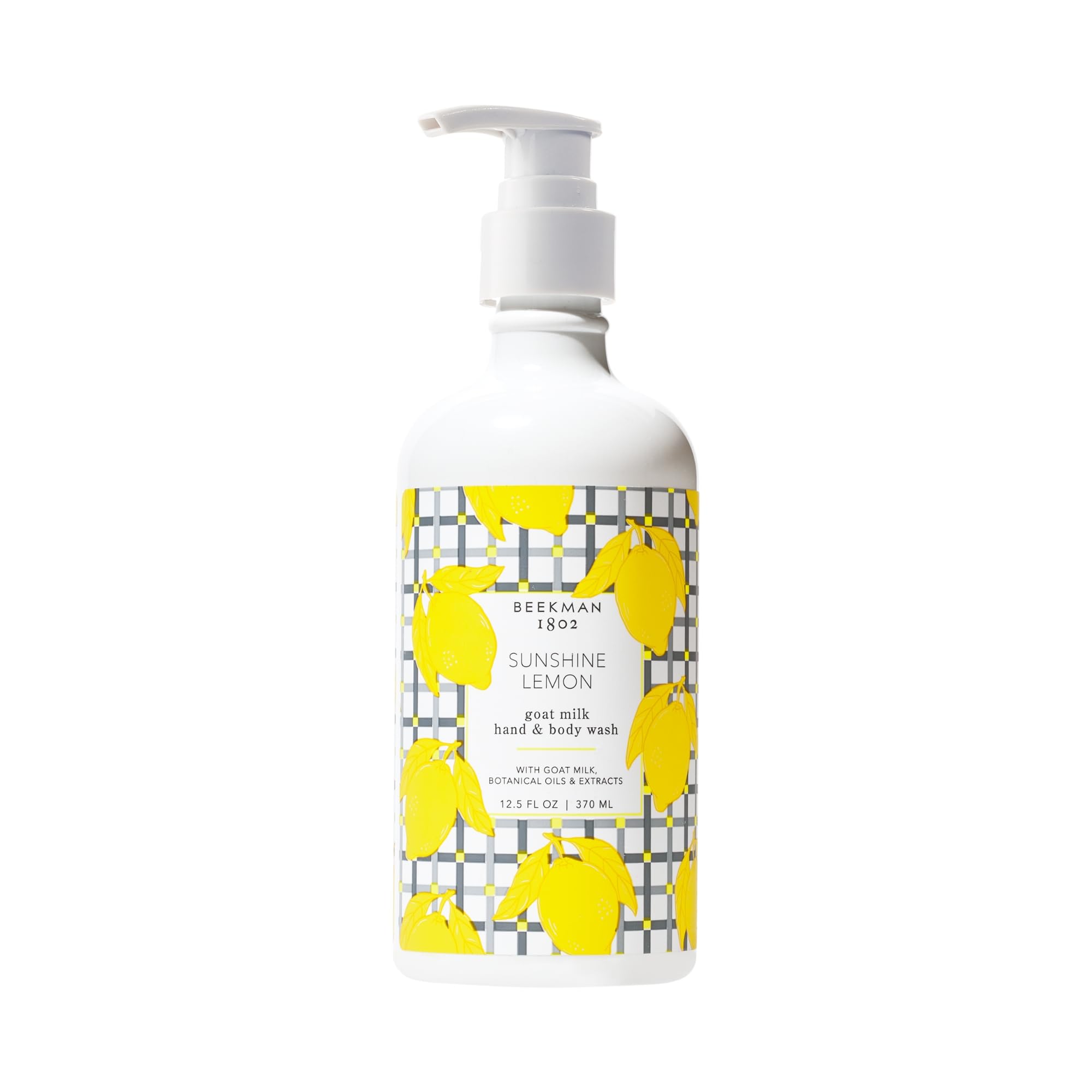 Beekman 1802 Goat Milk Hand Soap, Sunshine Lemon, 12.5 fl oz