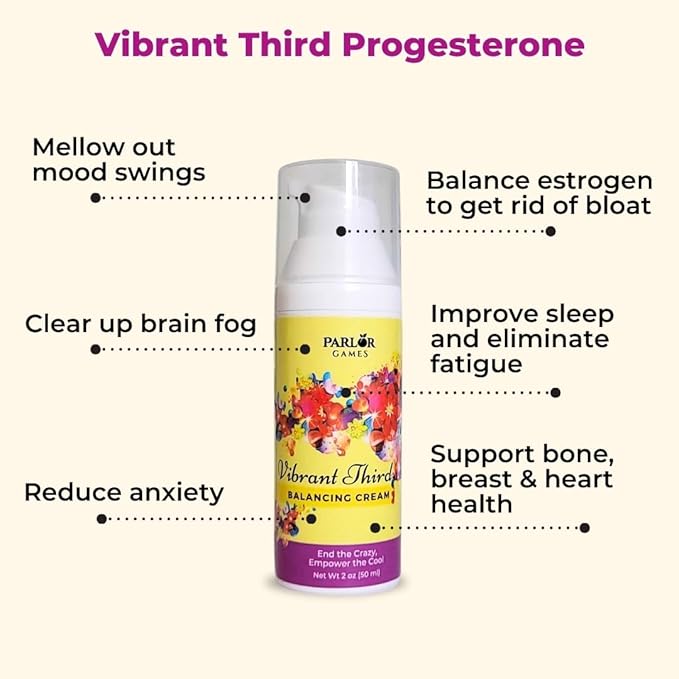 Parlor Games Happy Hormone Bundle: Silky Peach Estriol, Vibrant Third Progesterone & ReBounce DHEA Creams