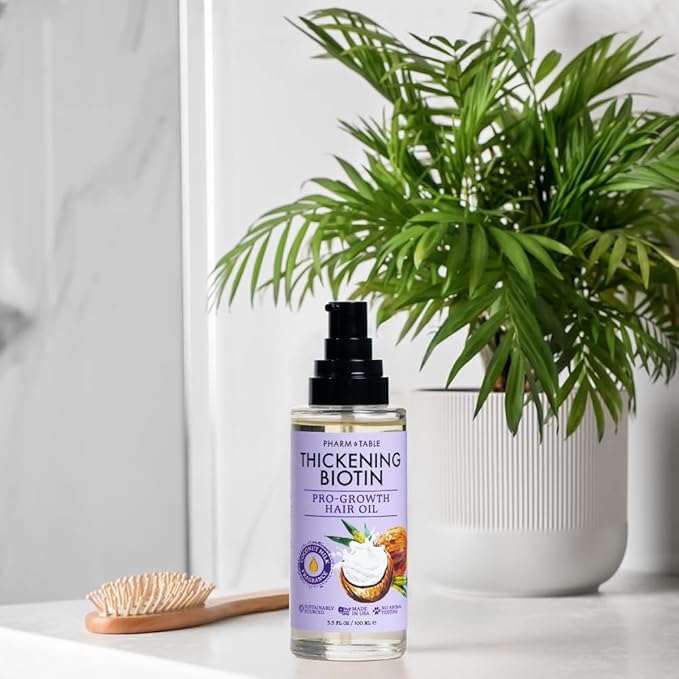 PHARM TO TABLE Thickening Biotin Pro-Growth Hair Oil 100ml
