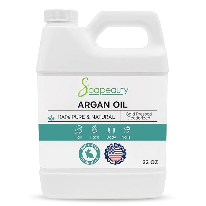 Argan Oil Refined 100% Pure Natural Carrier Oil for Skin Hair 32 fl oz