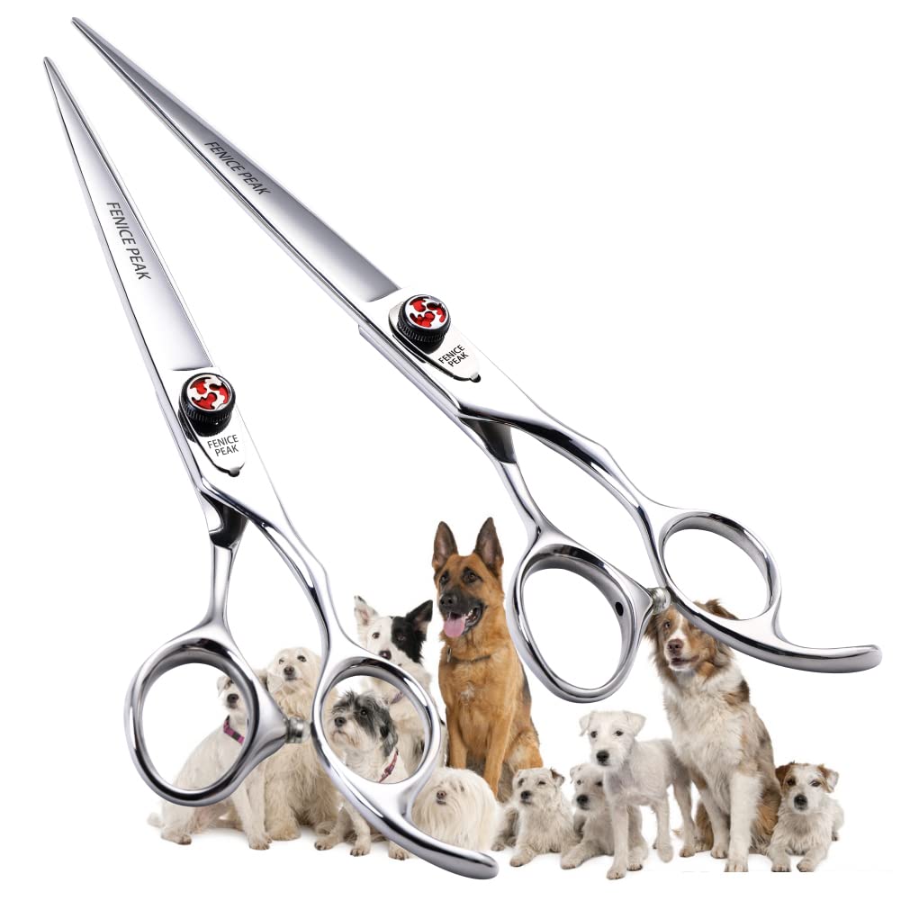 Fenice 7"/7.5" Hair Cutting Scissors - 440C Stainless Steel Sharp Scissors - Haircuts for Men, Women and Children