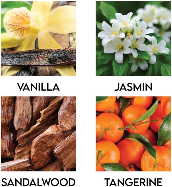 AROMISTA Venice Vanilla Jasmine Tangerine Room Spray 6.7 Fl Oz Car Air Freshener Perfume Fabric and Linen Mist Luxury Fragrance Spray Home Scent